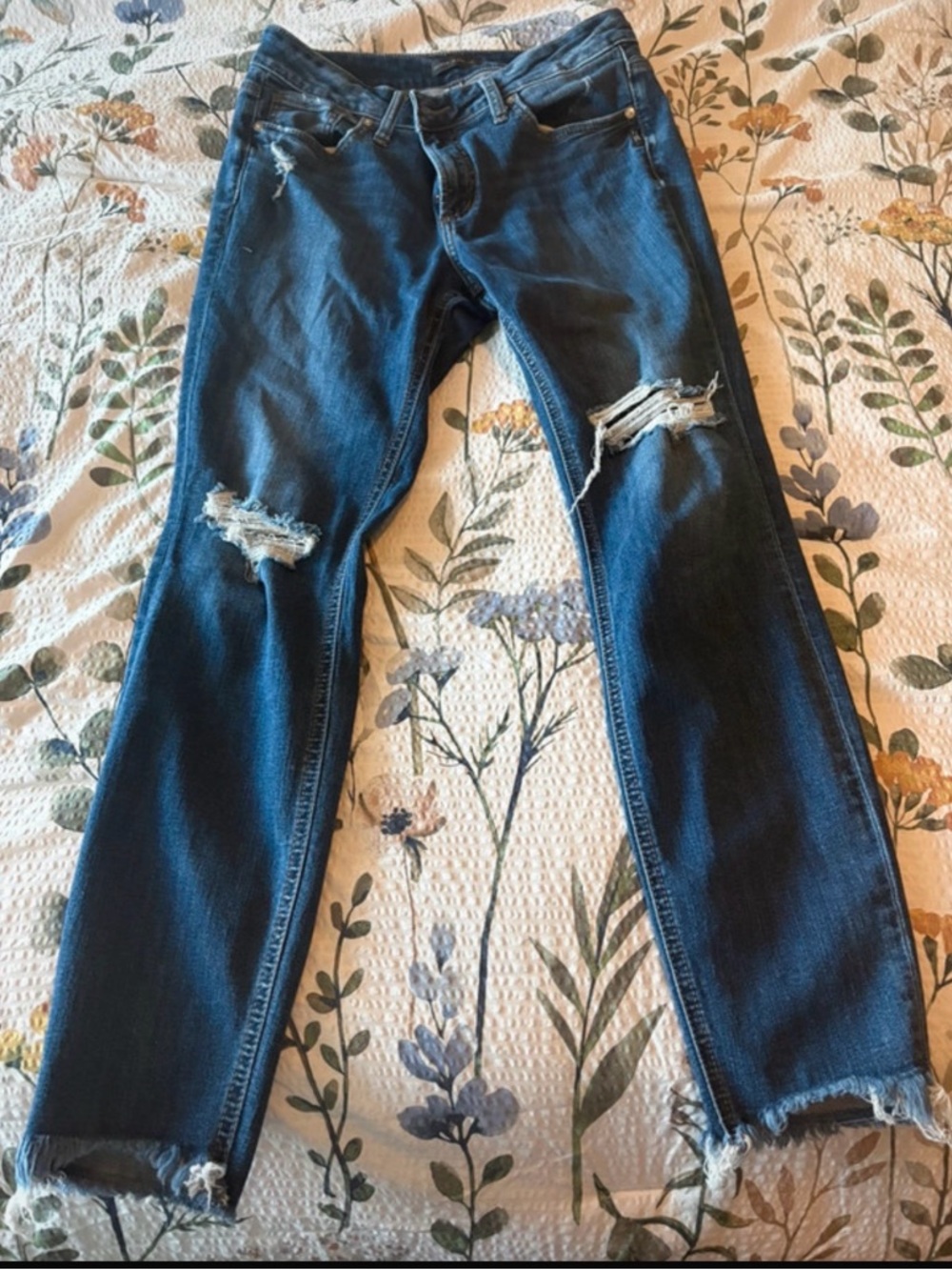 Silver Jeans Dark Indigo High-Rise Skinny Suki W30/L29